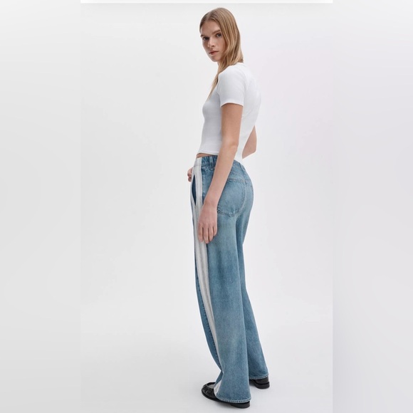 rag & bone Miramar Wide-Leg Cotton Terry Pants - Picture 5 of 7